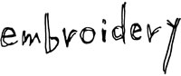 embroidery