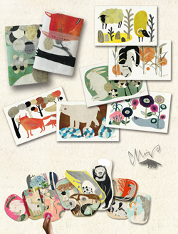  ティータオル＆ポストカード